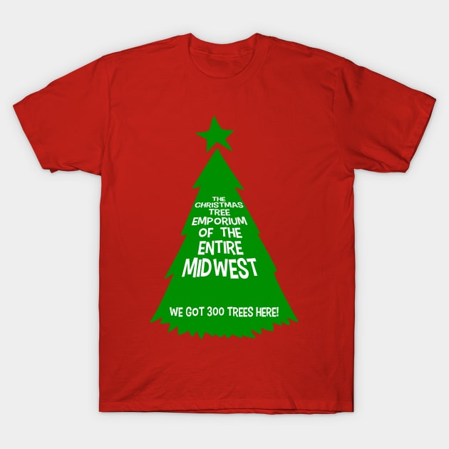 Christmas Tree Emporium of the Midwest T-Shirt by zombill